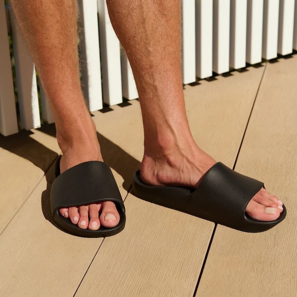Archies Arch Support Slides Black Size 9 New With Tags